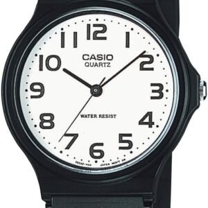 Casio MQ24 Series | Quartz Analog Watch for Men | Water Resistant | Resin Case | Resin Band | Resin Glass | Three Hand Analog (HR, Min, SEC) | Classic Design | 3 Year Battery