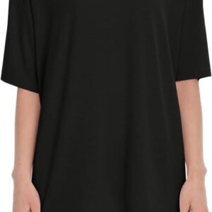 BAMBOO COOL Womens Oversized T Shirts Short Sleeve Tees Loose Fit Tops for Ladies Trendy Clothes