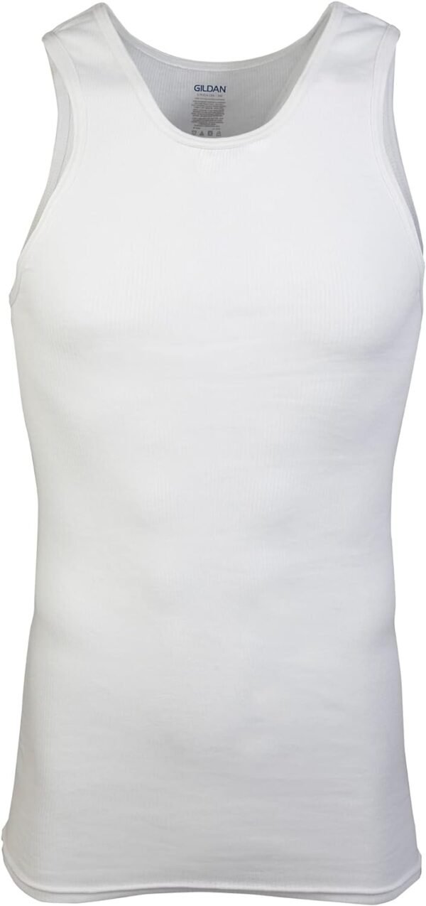 Gildan Men's A-Shirt Tanks, Multipack, Style G1104 - Image 4