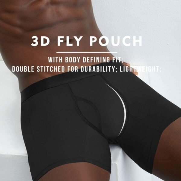 5Mayi Men's Underwear Boxer Briefs Cotton Regular Long Mens Boxer Briefs Underwear Men Pack S M L XL XXL - Image 4