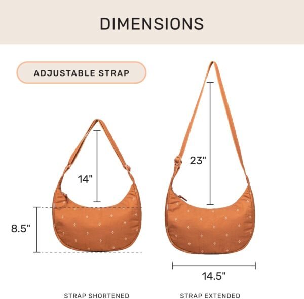 Jadyn Crescent Bag, Large Crossbody for Women – Comfortable, Versatile Anti-Theft Shoulder Bag for Travel, Everyday Use - Image 4