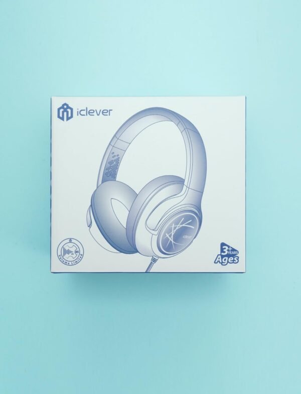 iClever Kids Headphones with Cord, 85dBA Safe Volume Wired Headphones for Kids, Stereo Sound Foldable Adjustable, 3.5mm Jack, Over Ear Kid Headphone for School/Boys/Girls/iPad/Tablet/Travel, Blue - Image 10