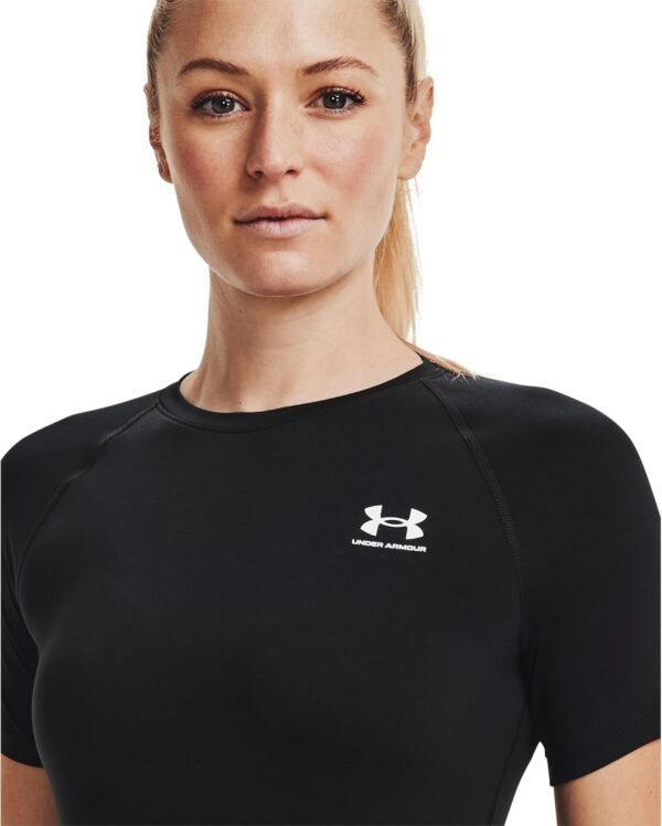Under Armour Women's HeatGear Compression Short-Sleeve T-Shirt - Image 5