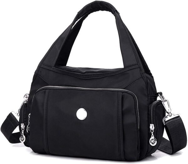 MINTEGRA Crossbody Bag for Women Waterproof Handbag Multi-Pocket Nylon Travel Shoulder Purse