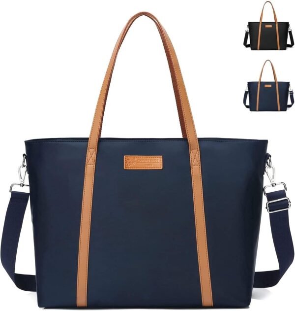 BUG Lightweight Women Laptop Tote Bag for Work, Casual Handbag for Travel Beach College Teacher