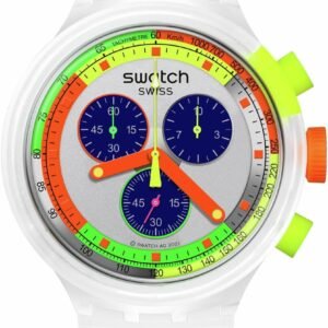 Swatch Casual Watch Transparent Quartz NEON Jelly