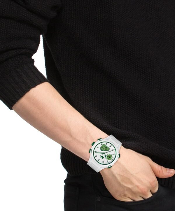 Lacoste LC33 Men's Analog and Digital Movement Watch, Silicone Strap, Water Resistant Up to 10ATM/100 Meters - Contemporary, Sporty - Premium Fashion Timepiece - Gift for Him - 45mm - Image 5