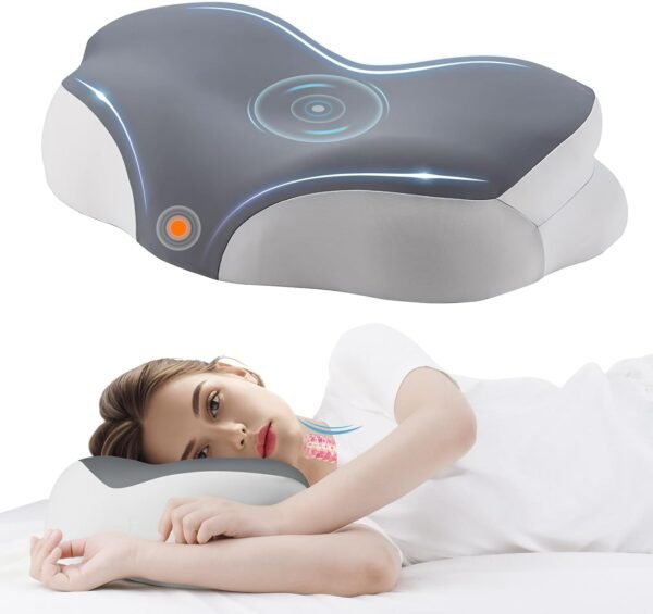 Warmstar Cervical Neck Pillow for Pain Relief, Ergonomic Memory Foam Neck Pillow for Sleeping, Slow Rebound Cooling Contoured Neck Support Pillow for Side Back Stomach Sleepers with Pillowcase