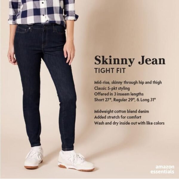 Amazon Essentials Skinny Jeans for Women (Stretchy) - Image 2