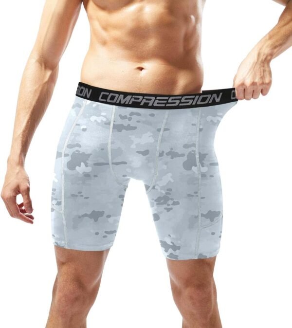 Holure Men's Performance Compression Shorts Athletic Workout Running Underwear (3 or 5 Pack) - Image 3