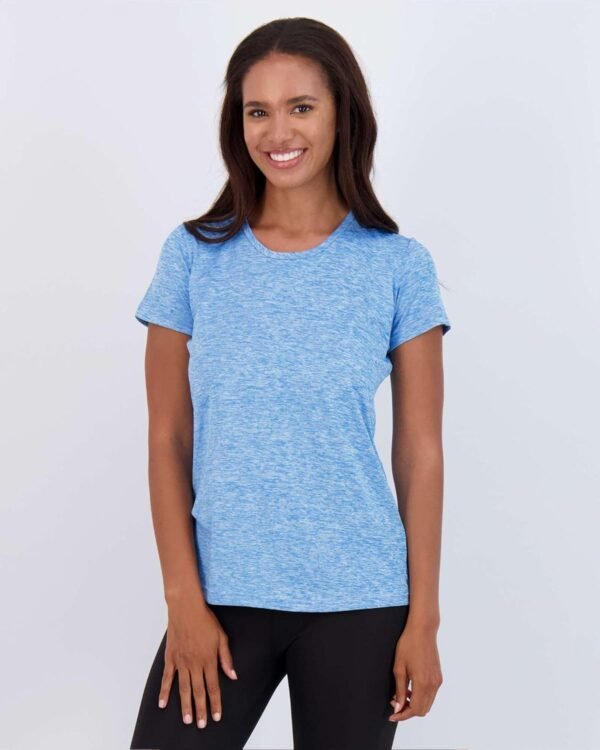 Real Essentials 5 Pack: Women's Dry Fit Tech Stretch Short-Sleeve Crew Neck Athletic T-Shirt (Available in Plus Size) - Image 5