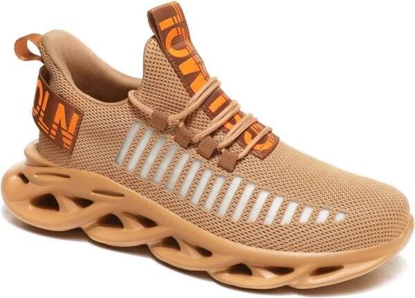 GSLMOLN Men's Slip on Breathable Walking Shoes Ultra Lightweight Casual Sport Gym Fashion Sneakers - Image 2
