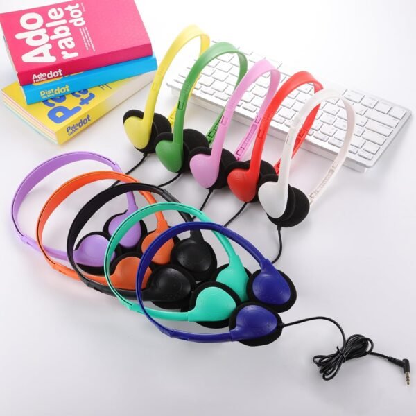 10 Pack Kids Headphones Bulk for School Classroom, Multi Color Wired Headphones for Kids Students Child, 3.5mm Jack (10 Pack) - Image 7