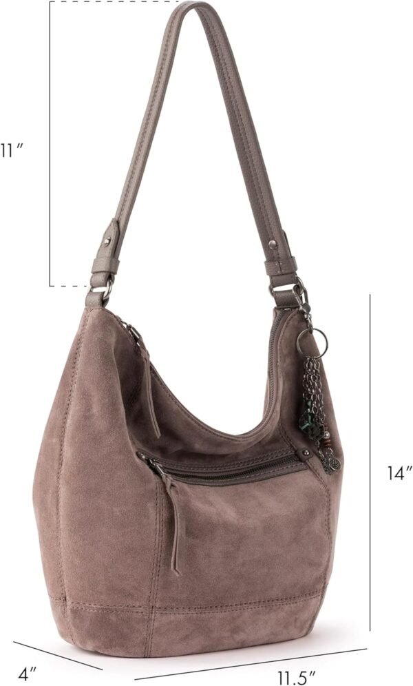 The Sak Sequoia Hobo Bag - Premium Large Leather Women's Handbag for Everyday & Travel - Durable Purse With Zipper Pocket - Image 2