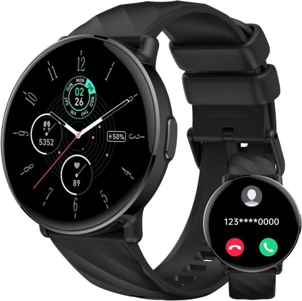 Smart Watch for Men Women with Call Text Reminder, Smartwatch 1.39" Touch Screen, Fitness Watch with Heart Rate/Sleep/Steps/Calories Monitor, 112+ Sport Mode, IP68 Waterproof Activity Trackers