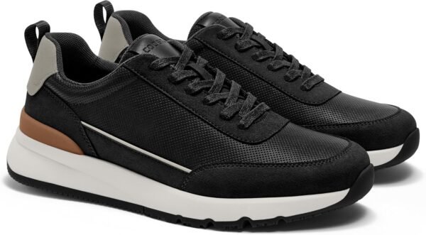 Mens Casual Shoes Comfortable Dress Sneakers Lightweight Lace-up Non Slip Walking Shoes - Image 2
