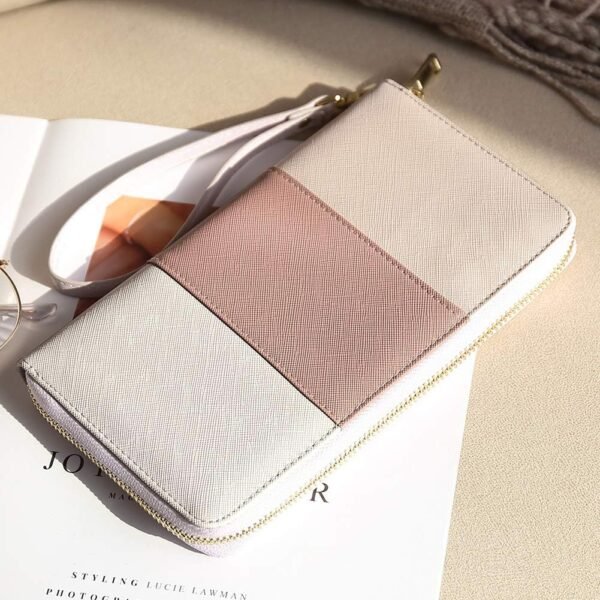 CLUCI Womens Wallet RFID Bifold Wristlet Large - Image 2