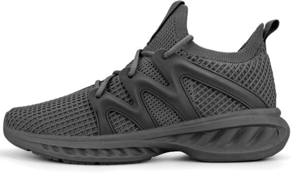 Pujcs Men's Slip on Walking Shoes Lightweight Breathable Non Slip Running Shoes Athletic Gym Tennis Shoes Sneakers for Men - Image 3