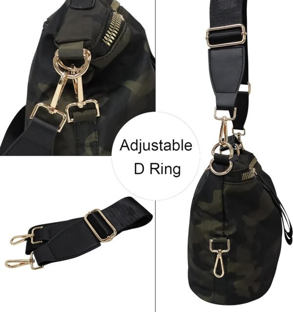 Women Nylon Handbag Anti-theft Casual Lightweight Travel Shopping Shoulder Bag Crossbody bag - Image 4