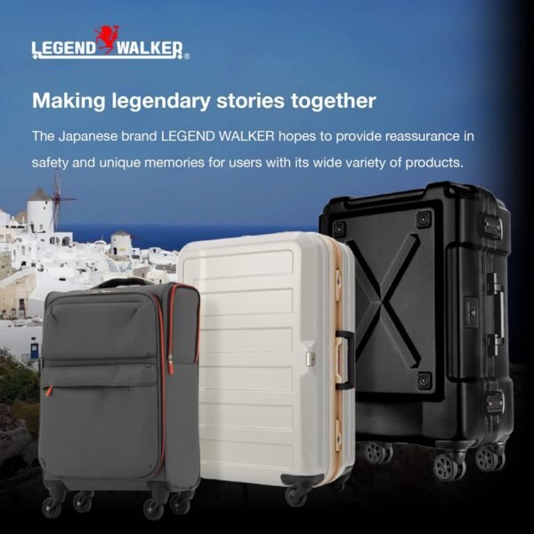 LEGEND WALKER SPATHA Hardside Expandable Luggage, Carry-On, 21-inch, Navy, 5109-46-NV - Image 8