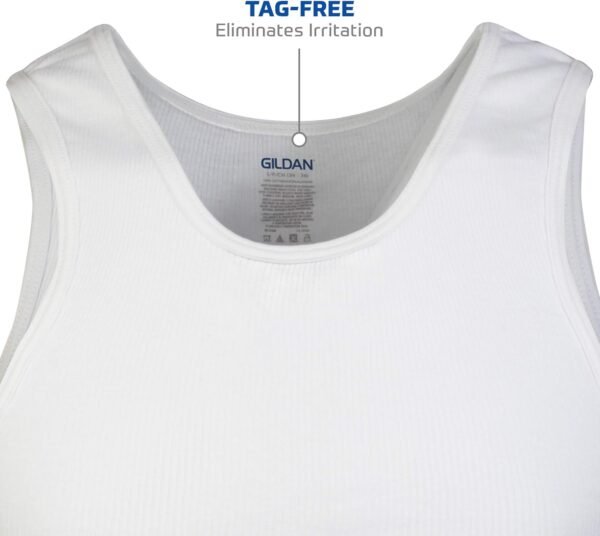 Gildan Men's A-Shirt Tanks, Multipack, Style G1104 - Image 3