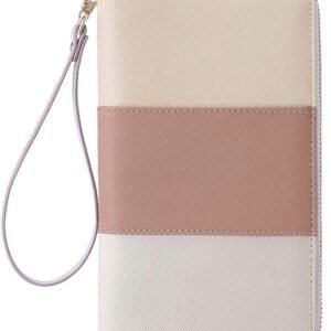 CLUCI Womens Wallet RFID Bifold Wristlet Large