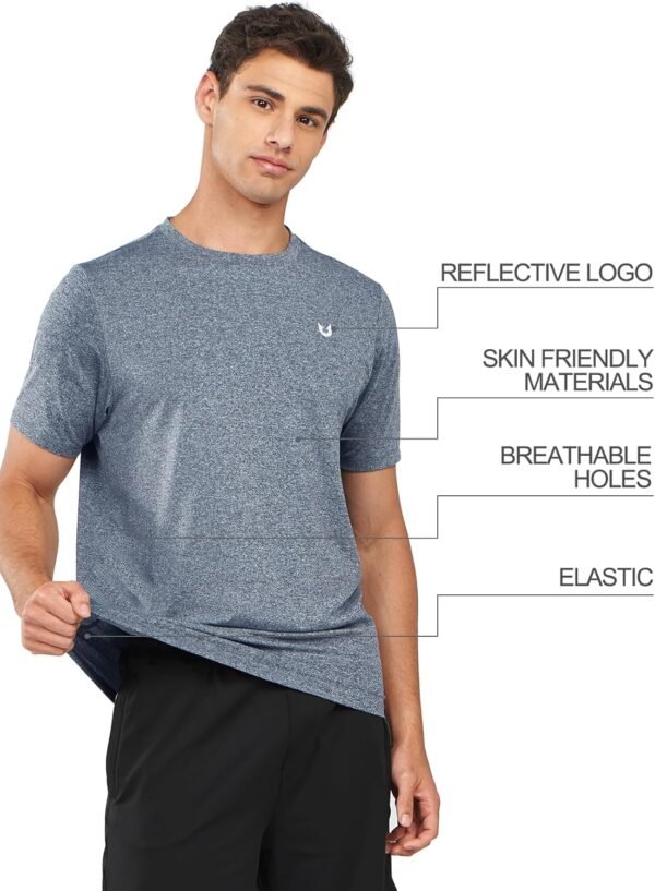 NORTHYARD Breathable 2.0™ Men's Athletic Workout T-Shirt - Image 4