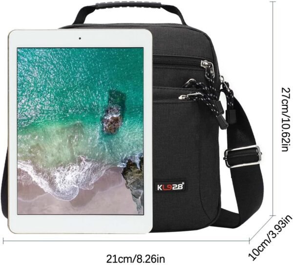 KL928 Men's Messenger Bag - Crossbody Shoulder Bags Travel Bag Man Purse Casual Sling Pack for Work Business - Image 2