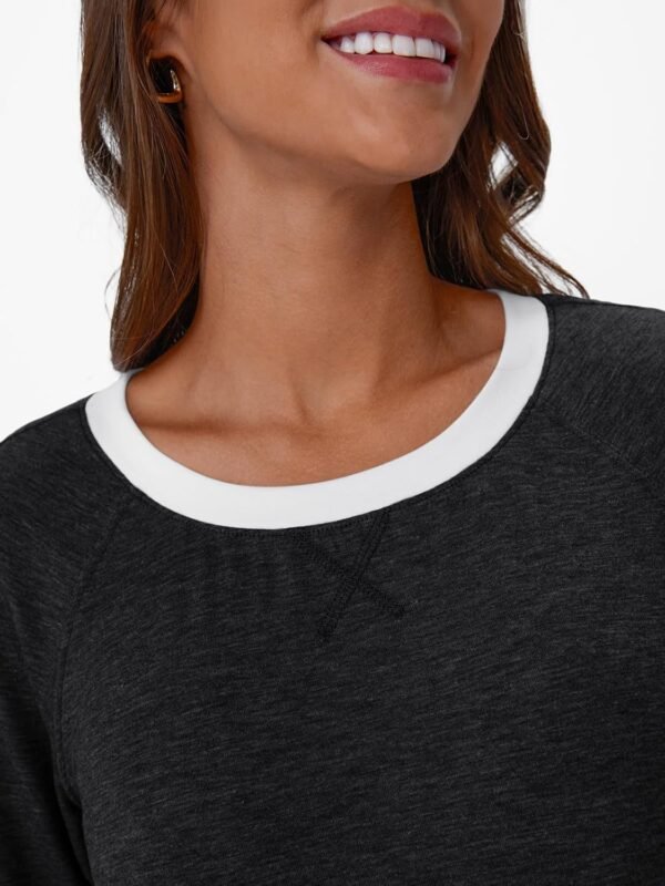 AUTOMET Womens Long Sleeve Shirts Color Block Casual Crewneck Tops Tshirt Basic Tee Fall Fashion Clothes Trendy Outfits - Image 5