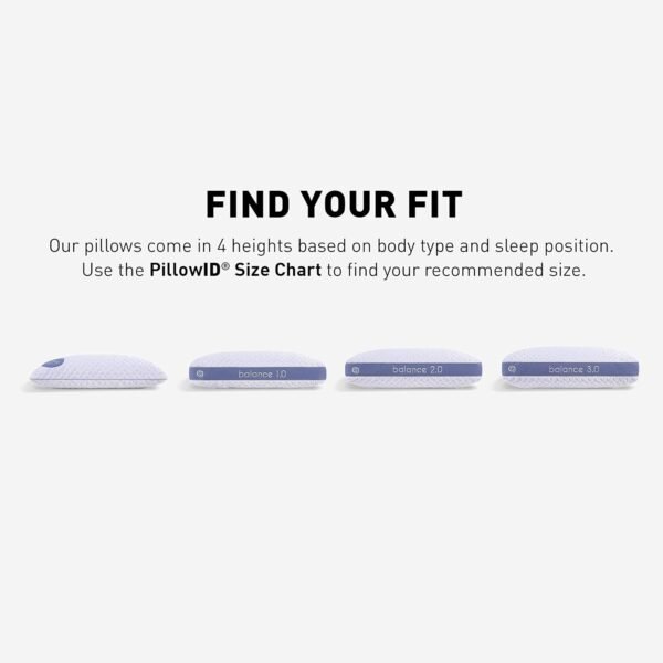 Bedgear Balance Performance Pillow – 1.0 - Moisture Wicking Bed Pillow for All Sleep Positions - Medium Firmness Bed Pillow - Washable Removable Cover – 20" W x 26" L x 5.25" H - Image 9
