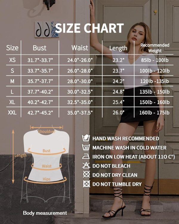 MANGOPOP Womens Deep V Neck Short Sleeve Slim Fit T Shirt Tops Tee - Image 6