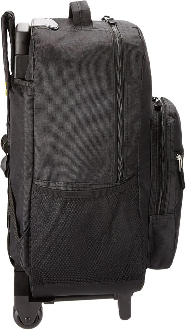 Rockland Double Handle Rolling Backpack, Black, 17-Inch - Image 6