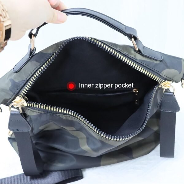 Women Nylon Handbag Anti-theft Casual Lightweight Travel Shopping Shoulder Bag Crossbody bag - Image 7