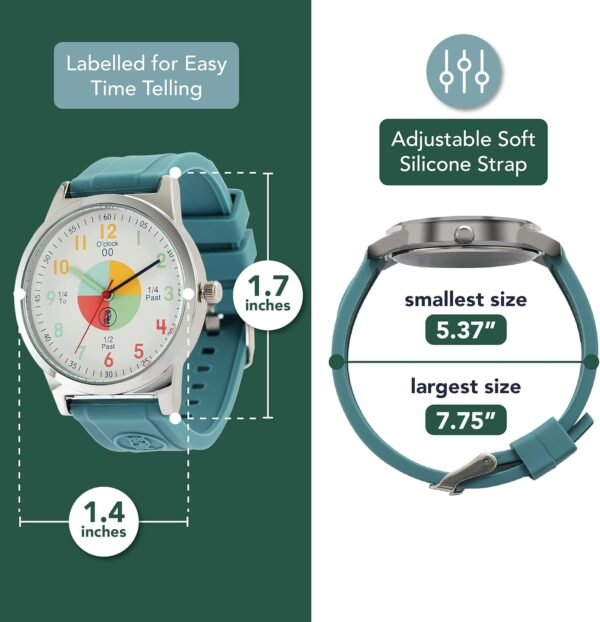 OWLCONIC Kids Watch - Analog Watches for Kids - Girls & Boys Watches Ages 7-10, Watches for Kids 8-12, Kids Analog Watch Telling Time Teaching Tool, Gift Watches for Girls and Boys - Image 5
