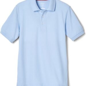French Toast Men's Short Sleeve Pique Polo T-Shirt