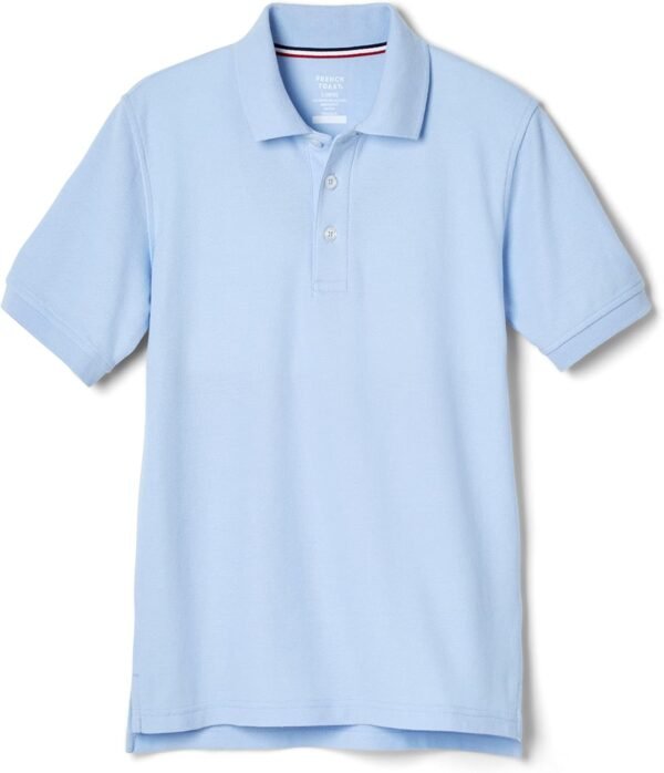 French Toast Men's Short Sleeve Pique Polo T-Shirt