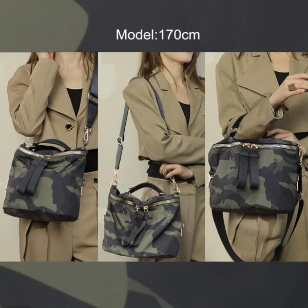 Women Nylon Handbag Anti-theft Casual Lightweight Travel Shopping Shoulder Bag Crossbody bag - Image 2