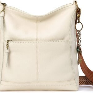 The Sak Lucia Crossbody Bag in Leather, Convertible Purse with Adjustable Strap