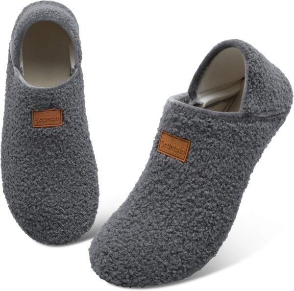 Scurtain Unisex Adults Rubber Sole Slippers - Image 3