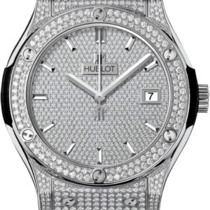Hublot Classic Fusion Titanium Full Pave 45 Watch 511.NX.9010.LR.1704