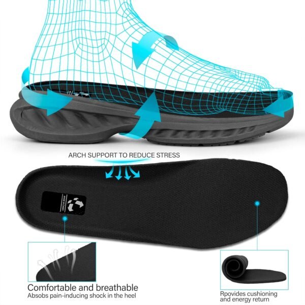 Pujcs Men's Slip on Walking Shoes Lightweight Breathable Non Slip Running Shoes Athletic Gym Tennis Shoes Sneakers for Men - Image 7