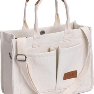 Large Canvas Tote Bag for Women,Womens Crossbody Purse Handbags Totes Bags Work Laptop Book Beach Bag for Travel Nurse