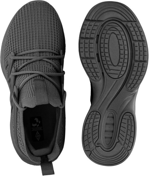 Pujcs Men's Slip on Walking Shoes Lightweight Breathable Non Slip Running Shoes Athletic Gym Tennis Shoes Sneakers for Men - Image 4
