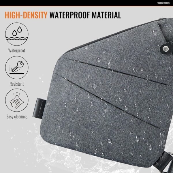 WANDER PLUS® Anti Theft Crossbody Bag, Shoulder Bag Anti-theft Design for Travel, Sport, Work - Image 6