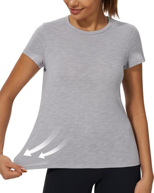 Stelle Womens Modal Soft Crewneck Short Sleeve T Shirts Summer Casual Basic Tops Tees - Image 6