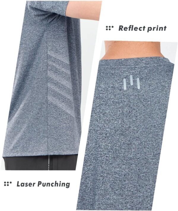 NORTHYARD Breathable 2.0™ Men's Athletic Workout T-Shirt - Image 3