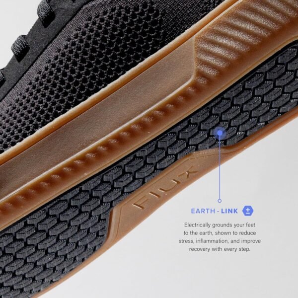 FLUX FOOTWEAR Adapt Knit Trainer – Wide Toe Box Shoe with Earth-Link Grounding, Zero-Drop Sole, Breathable Knit Upper & Machine Washable – Perfect for Daily Wear & Light Training - Image 4