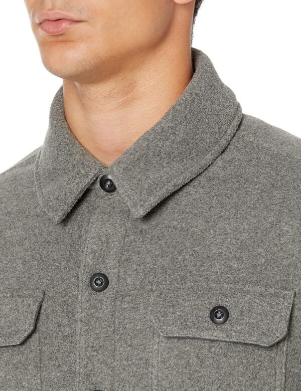 Amazon Essentials Men's Long-Sleeve Polar Fleece Shirt Jacket - Image 3